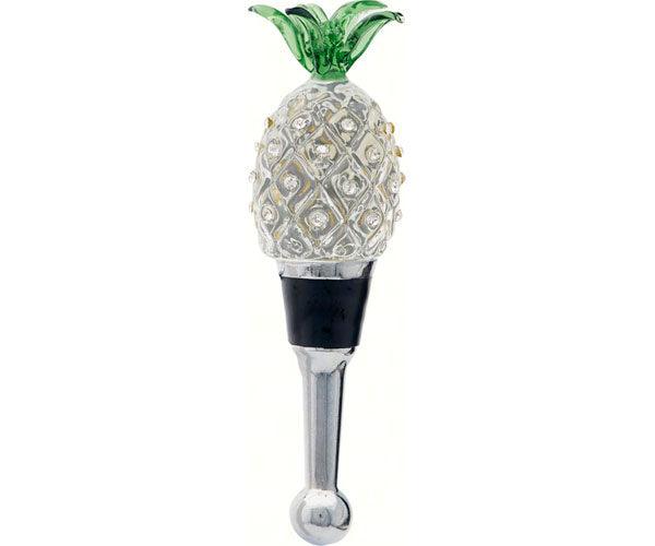 Bottle Stopper - Pineapple with Stones