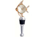 Metal Bottle Stopper Fish with Crystals