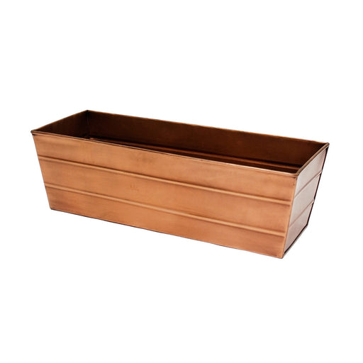 Achla Designs Copper Plated Flower Box, Medium