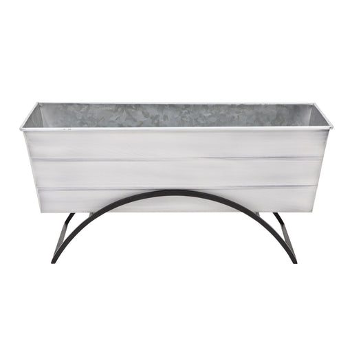 Achla Designs Odette Stand with Medium White Flower  Box