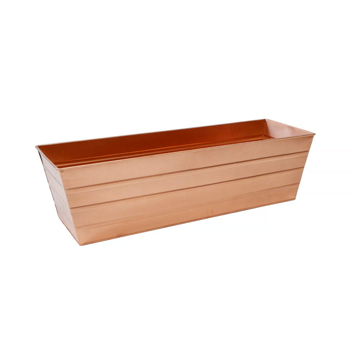 Achla Designs Copper Plated Flower Box, Large  