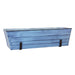 Achla Designs Large Blue Flower Box with Wall Brackets