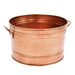 Achla Designs  Round Hammered Copper Plated Tub