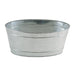Achla Designs Small Oval Galvanized Tub 