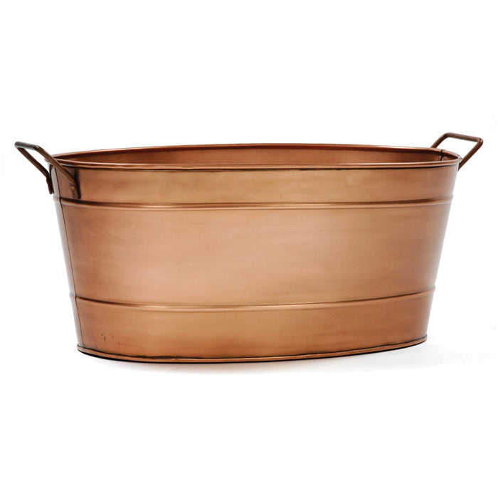 Achla Designs Achla Designs Oval Copper Plated Galvanized Tub