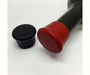 CapaBunga Red and Black Reusable Silicone Wine Bottle Cap