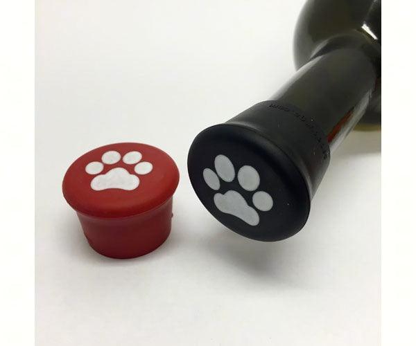 CapaBunga Pawprint Reusable Silicone Wine Bottle Cap