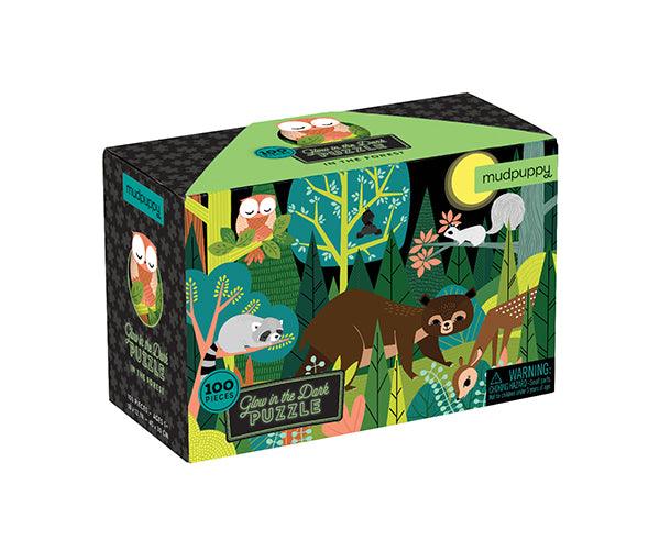 In the Forest Glow in the Dark 100 Piece Puzzle