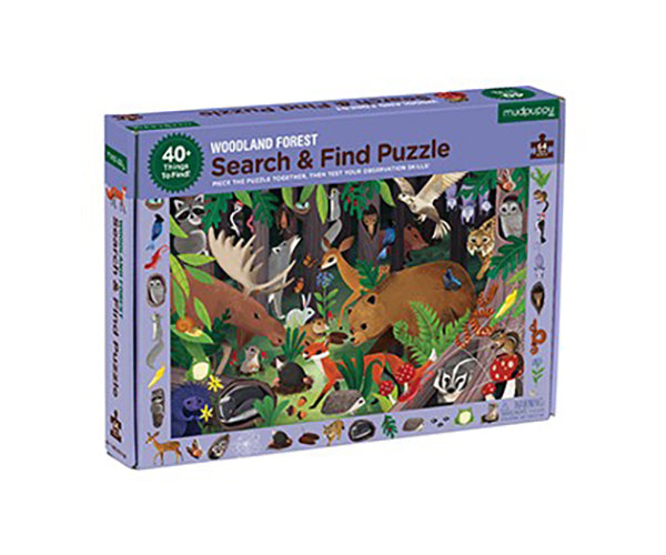 Woodland Forest Search and Find 64 Piece Puzzle
