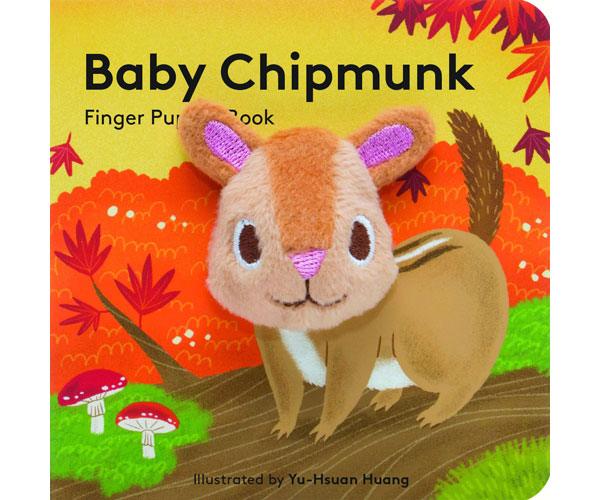 Baby Chipmunk Finger Puppet Book