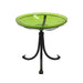 Achla Designs 14" Fern Green Crackle Glass Birdbath with Tripod Stand
