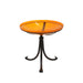 Achla Designs 14" Mandarin Crackle Glass Birdbath with Tripod Stand