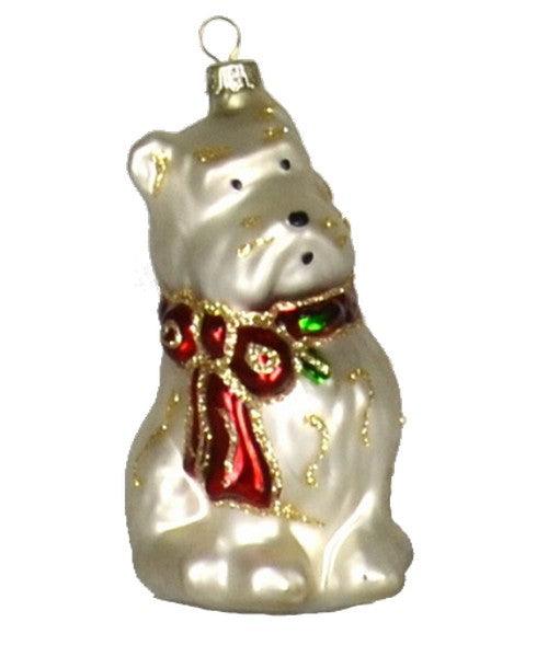 Holly Berry Westie Ornament