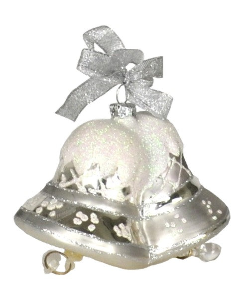 Merry Bells Silver Ornament