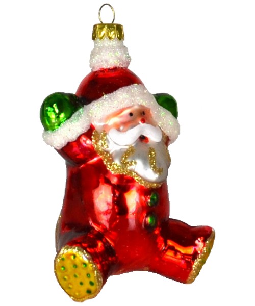 PJ Santa Ornament