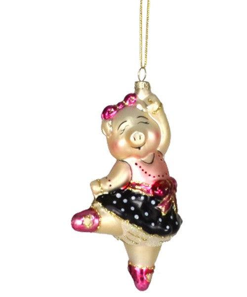 Dancing Piggy Ornament