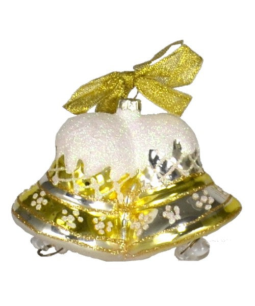 Merry Bells Gold Ornament