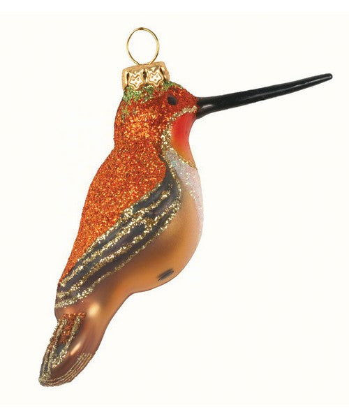 Rufous Hummingbird Ornament