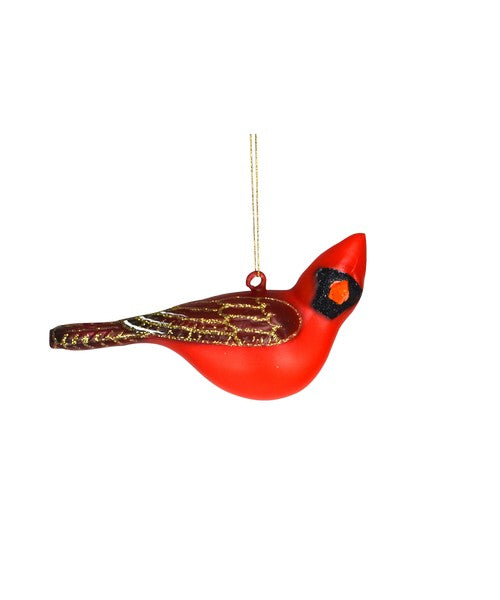 Male Northern Cardinal - turned Head Ornament