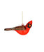 Male Northern Cardinal - turned Head Ornament