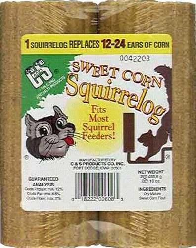 32 oz. Sweet Corn Squirrel Log +Freight