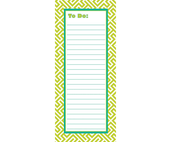 Modern Graphic Shopping List Pad
