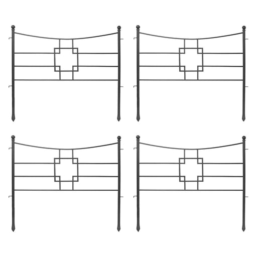 Achla Designs Square-on-Squares Fence Section 4-Pack