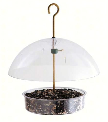 bird feeder with dome