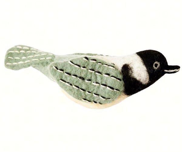 Chickadee Woolie Ornament - The Bird Shed