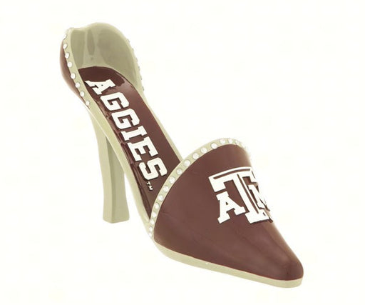 Texas A&M Aggies Decorative Shoe Wine Bottle Holder