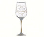 Happy Anniversary Hand Painted Wine Glass, 12 oz