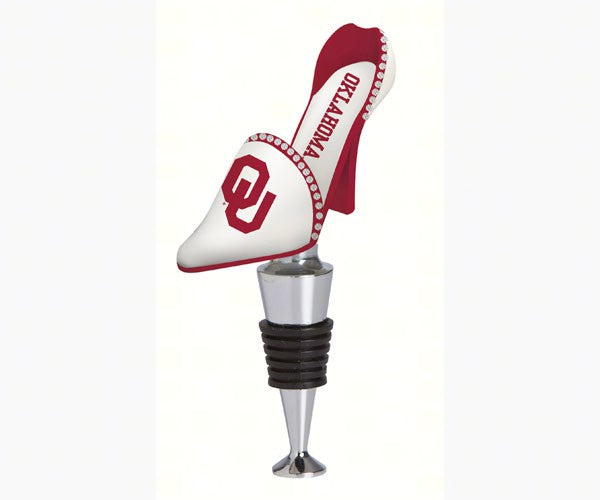 Oklahoma Sooners Shoe Wine Bottle Stopper