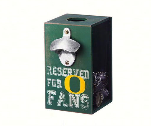 Oregon Ducks Bottle Opener Cap Caddy