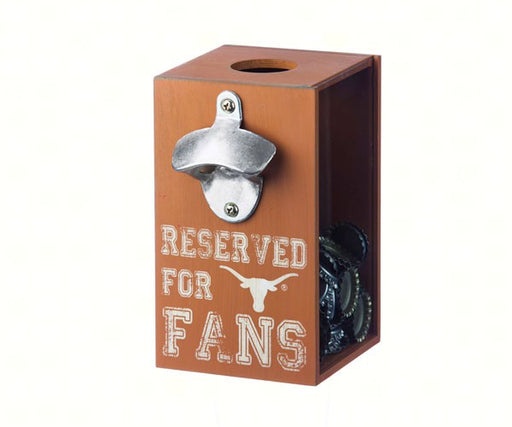 Texas Longhorns Bottle Opener Cap Caddy