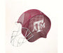 Texas A&M Aggies Helmet Cork Cage and Wine Bottle Holder