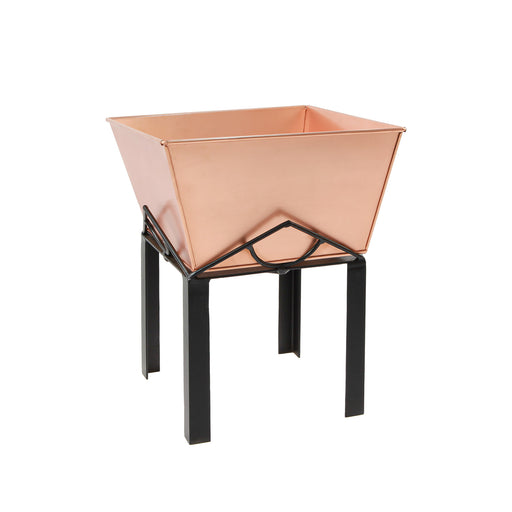 Achla Designs Marion I Planter with Copper Plated Flower Box