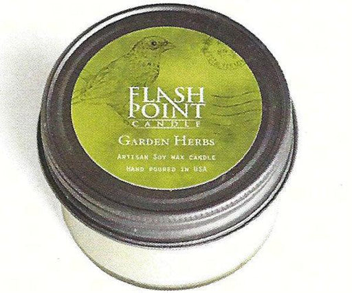 Flight Mini Jar Pewter Garden Herbs