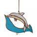 Stained Glass Dolphin Suncatcher