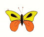Yellow & Orange Butterfly Sun Catcher