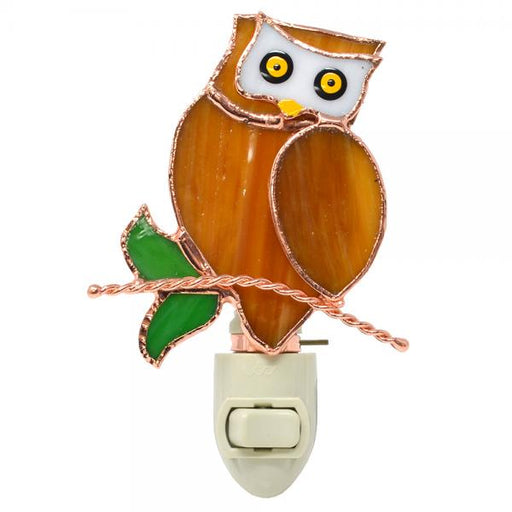 Stained Glass Owl Nightlight