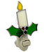 Stained Glass White Candle Nightlight