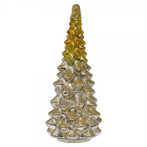 Gold & Silver Mercury Glass Tree Large