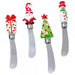 4pc Christmas Spreader Set