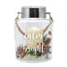 All is Calm 8 inch Canister with Wreath and LED Candle