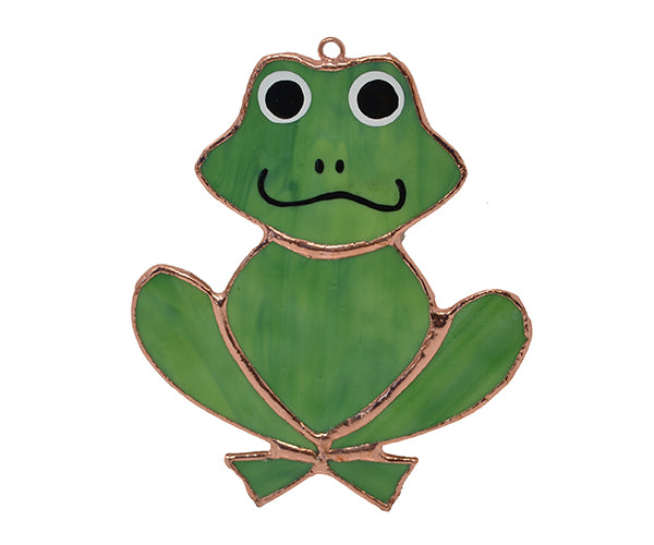 Stained Glass Frog Suncatcher