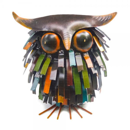Spikey Owl Sculpture