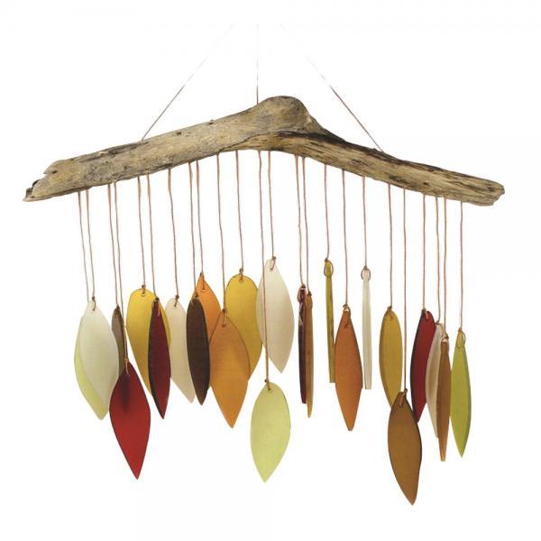 Autumn Leaves Glass Chime
