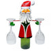 Santa Bottle & Glass Holder