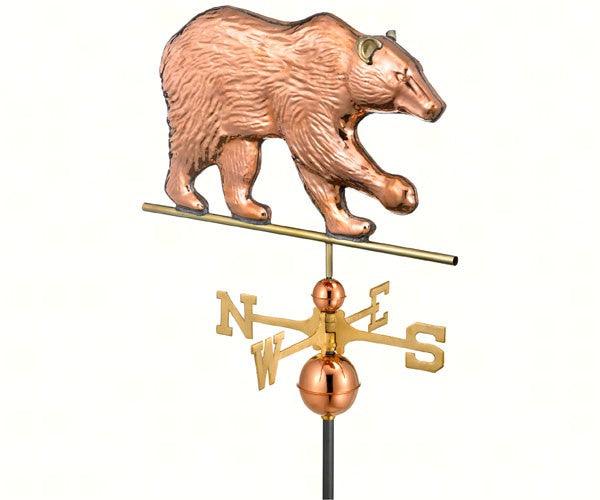 Bear Weathervane Polished Copper + Freight