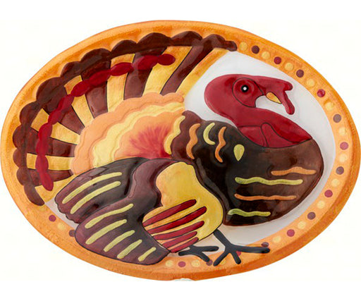 Turkey Oval Platter 14x10 Inches